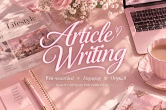 write engaging and SEO friendly articles