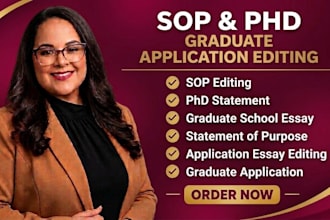 expertly edit your sop, phd statement and graduate school application essay