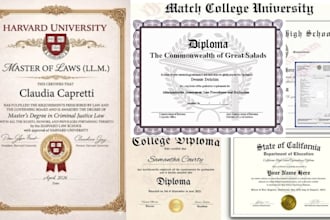 design college transcript, high school transcript, ged certificate and diploma