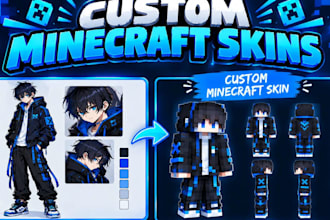 create custom minecraft skin for you