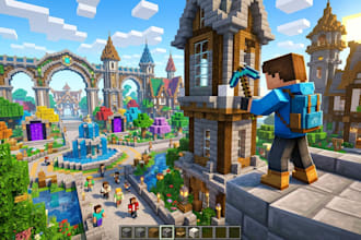 build a custom minecraft server spawn, lobby, hub or map