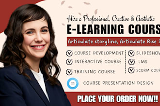 design interactive courses in articulate rise 360 elearning course development