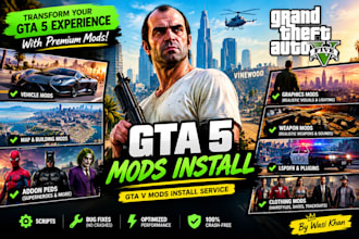 install mods and fix crashes and bugs in your gta 5 game
