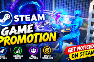 market steam game promotion, game marketing boost steam wishlist for indie game