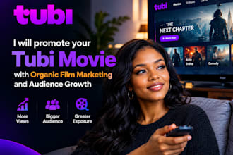promote your tubi movie with organic film marketing and audience growth