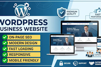 develop custom corporate business wordpress website