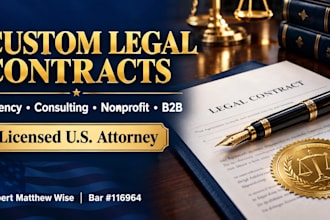 write custom marketing, advertising, and agency agreements