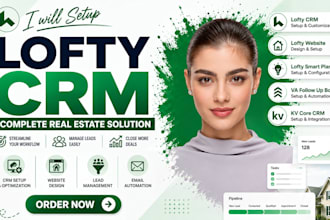 setup lofty CRM lofty website lofty smart plan va follow up boss kv core CRM