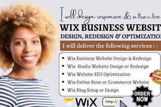 wix website redesign wix website design edit wix website development wix design