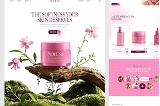 design skincare website beauty website skincare shopify store cosmetics website