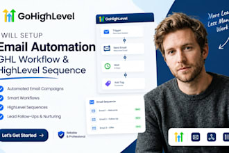 setup gohighlevel email automation ghl workflow highlevel sequence