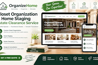 design webador home staging estate clearance home styling closet website
