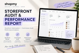 audit optimize shopmy storefront collection commissions performance