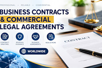 draft canadian business contracts and commercial legal agreements