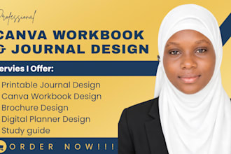 design printable planner journal brochure guide and workbook design