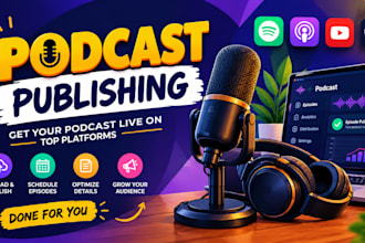 publish and launch your podcast on spotify and apple podcasts