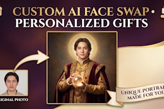 ai face swap, ai avatar, custom portrait, photo gift, fantasy art, ai head swap