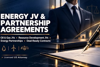 draft robust natural resource development joint venture agreements