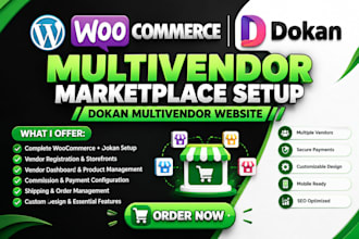 create woocommerce multivendor marketplace setup dokan multivendor website