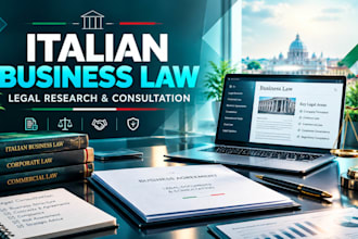 provide italian legal research and business legal consultation