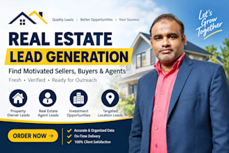 do real estate lead generation and property research