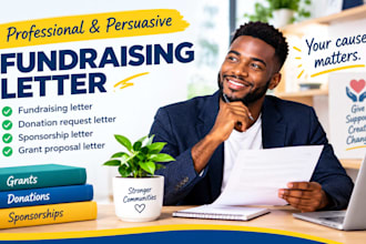 write a fundraising, grant, donation or sponsorship letter