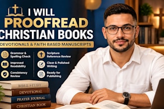 proofread christian books devotionals and faith based manuscripts