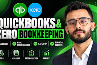 do quickbooks xero bookkeeping cleanup and reconciliation