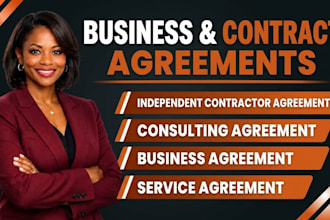 draft independent contractor business and consulting agreement for companies