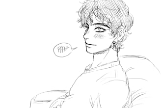 draw your oc in digital painting