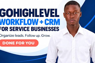gohighlevel workflow and CRM for coaches and consultants