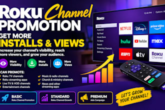 promote your roku channel and fire tv app to get more installs and views