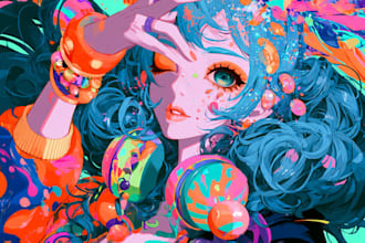 draw anime art illustration