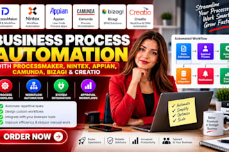 build processmaker nintex appian camunda bizagi creatio workflows