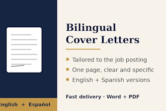 write a bilingual cover letter that gets interviews