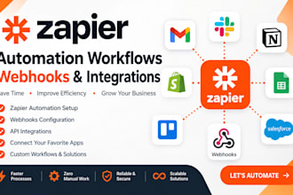 set up zapier automation webhooks and integrations