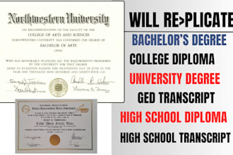 do replica diploma ged college high school certificate bsc phd bachelor degree