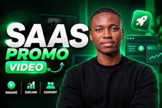 create a high converting app promo, saas promo, software and website demo video