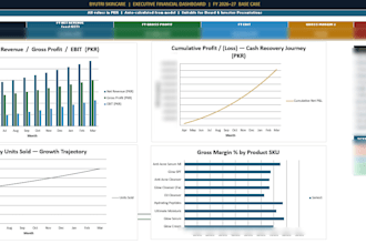 build financial models and business analysis in excel
