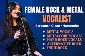 female metal vocalist rock vocalist indie rock vocal female rock singer
