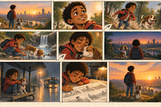 create storyboard for your commercial or music video