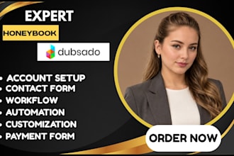 setup honeybook crm dubsado contact form proposal invoice