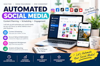 automate your social media with scheduling and content workflow