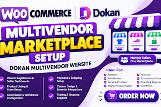 create woocommerce multivendor marketplace setup dokan multivendor website