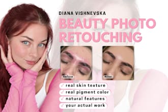 do natural and clean beauty retouch
