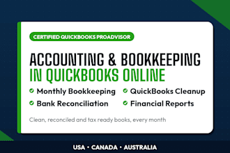 do accounting and bookkeeping in quickbooks online