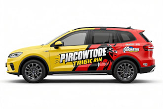 make eye catching your car and vehicle wrap design