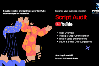 audit, rewrite, and optimize your youtube video scripts for retention