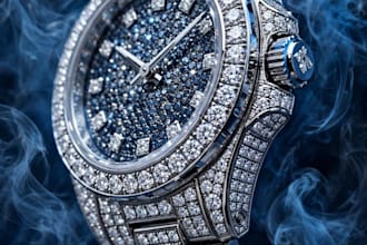 create luxury 8k luxury watch and jewelry renders ai art
