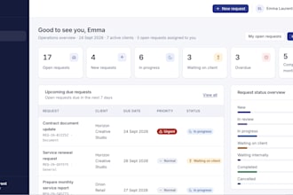 build a custom business client portal web app